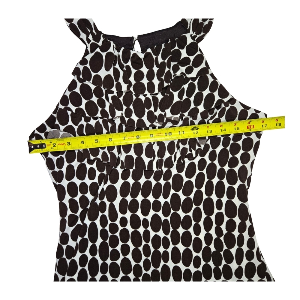 Enfocus Studio Black and White Maxi Dress Size 8 - Picture 3 of 4